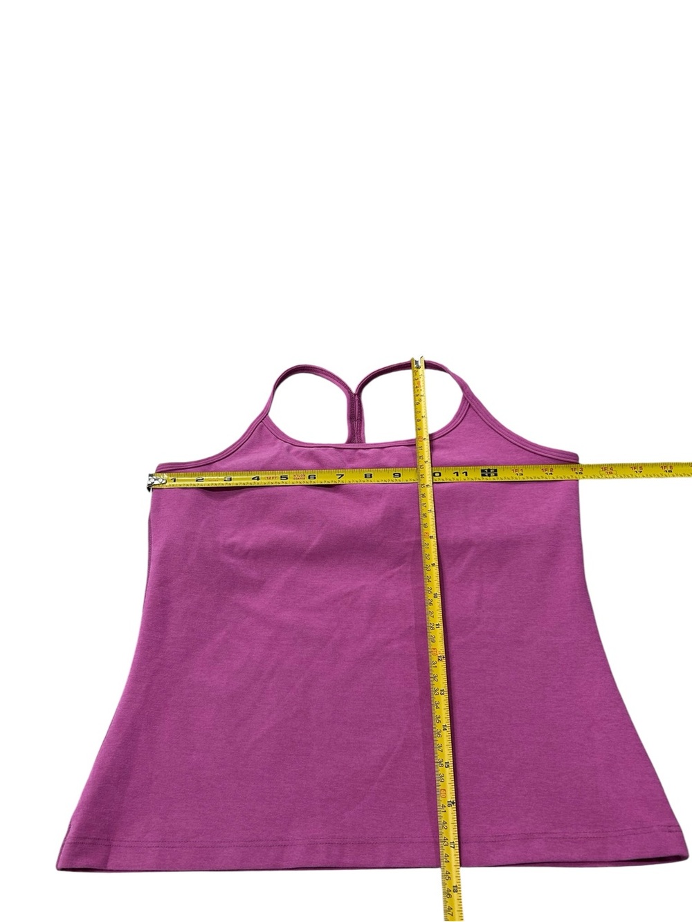 Beyond Yoga Spacedye Slim Racerback Cropped Tank Top Sz M in Pink Heather - Picture 8 of 11